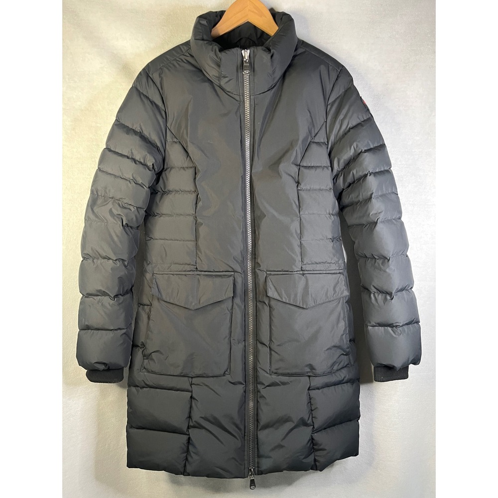 Pajar Long Puffer Coat Black Down Parka Sz L No Hood